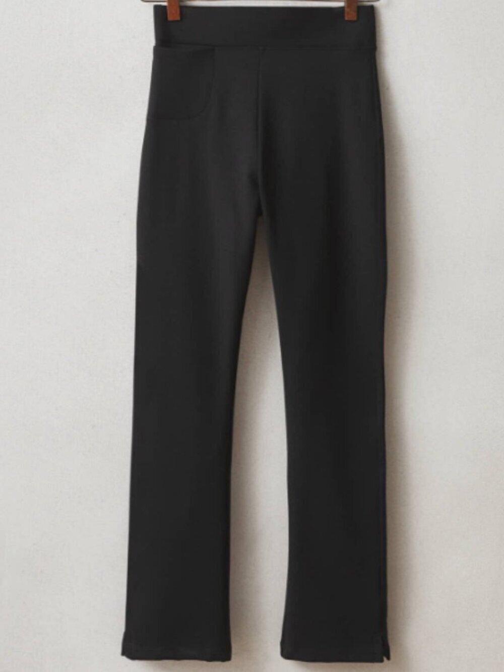 American Giant Ponte Kick Flare Pants In Black Size 4